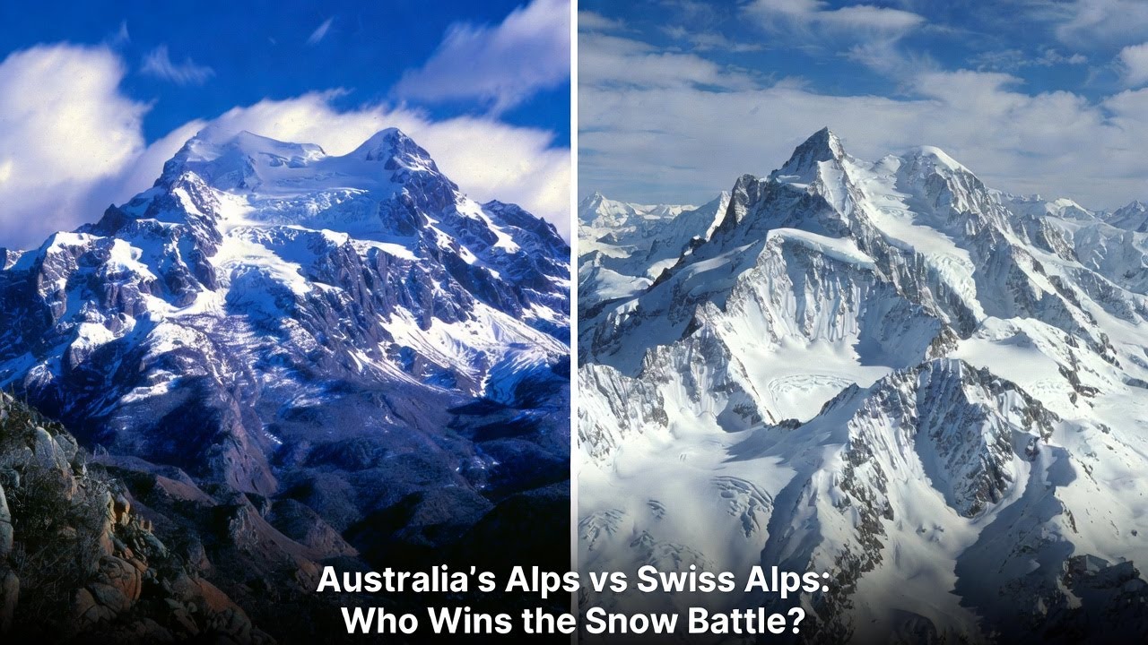 Australian Alps vs  Swiss Alps  Who Wins the Snow Battle Snowfall Showdown  Australia’s Alps Outshin