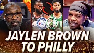 Unc & Iso Joe STUNNED as Celtics TRADE Jaylen Brown to the 76ers for Paul George! | Nightcap