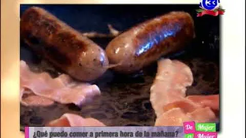 ¿Qué debe comer a primera hora de la mañana?