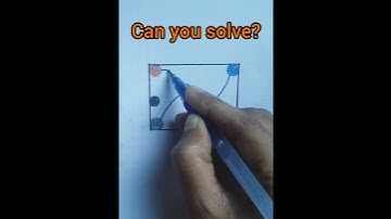 Connect the same colour dots without crossing the lines😱| Can you solve? #shorts #braingames