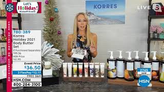 Korres Holiday Body Butter Set Korres Holiday Body Butter Set