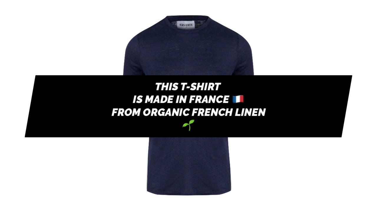 French Elegance Unveiled: 100% Organic Linen T-Shirts with Unmatched Softness and Versatile Fit!