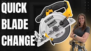 How to Change DeWalt Circular Saw Blade Quickly