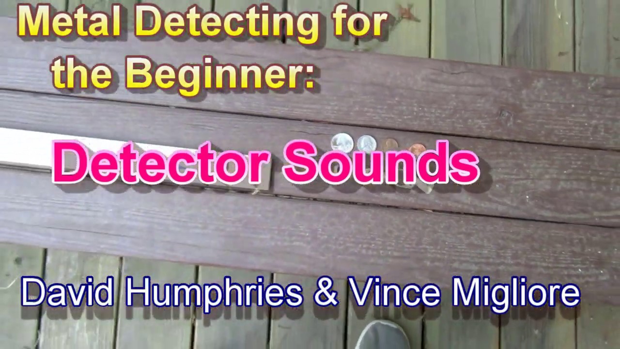 Metal Detecting for the Beginner DETECTOR SOUNDS YouTube