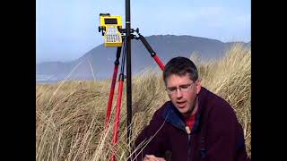 Using GPS equipment to measure changes in beaches