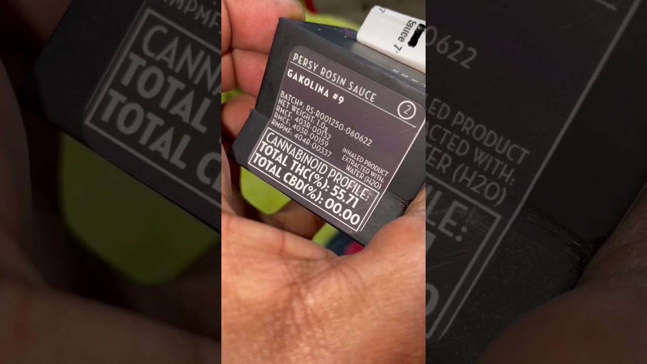 710 labs Persy rosin sauce Gakolina #9 