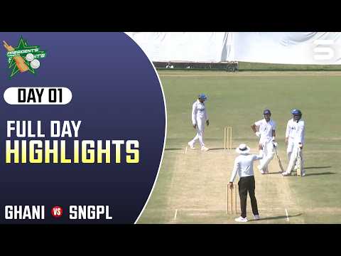 Day 2 Full Highlights | Ghani v SNGPL | President Trophy Grade-I 2026_27 | MZK1H