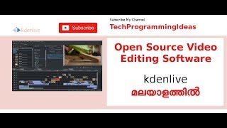 Kdenlive Free Professional Video Editor malayalam