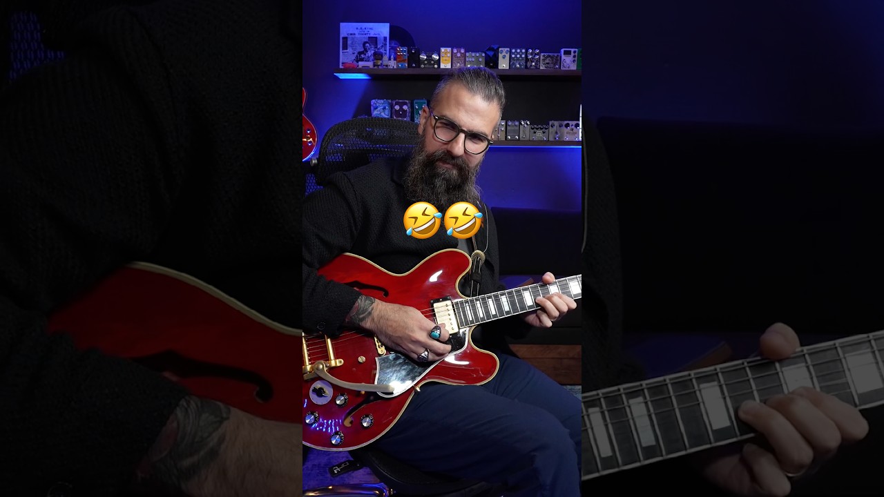 Guitar Version of ED 🤣#funny #guitar #blues #bloopers