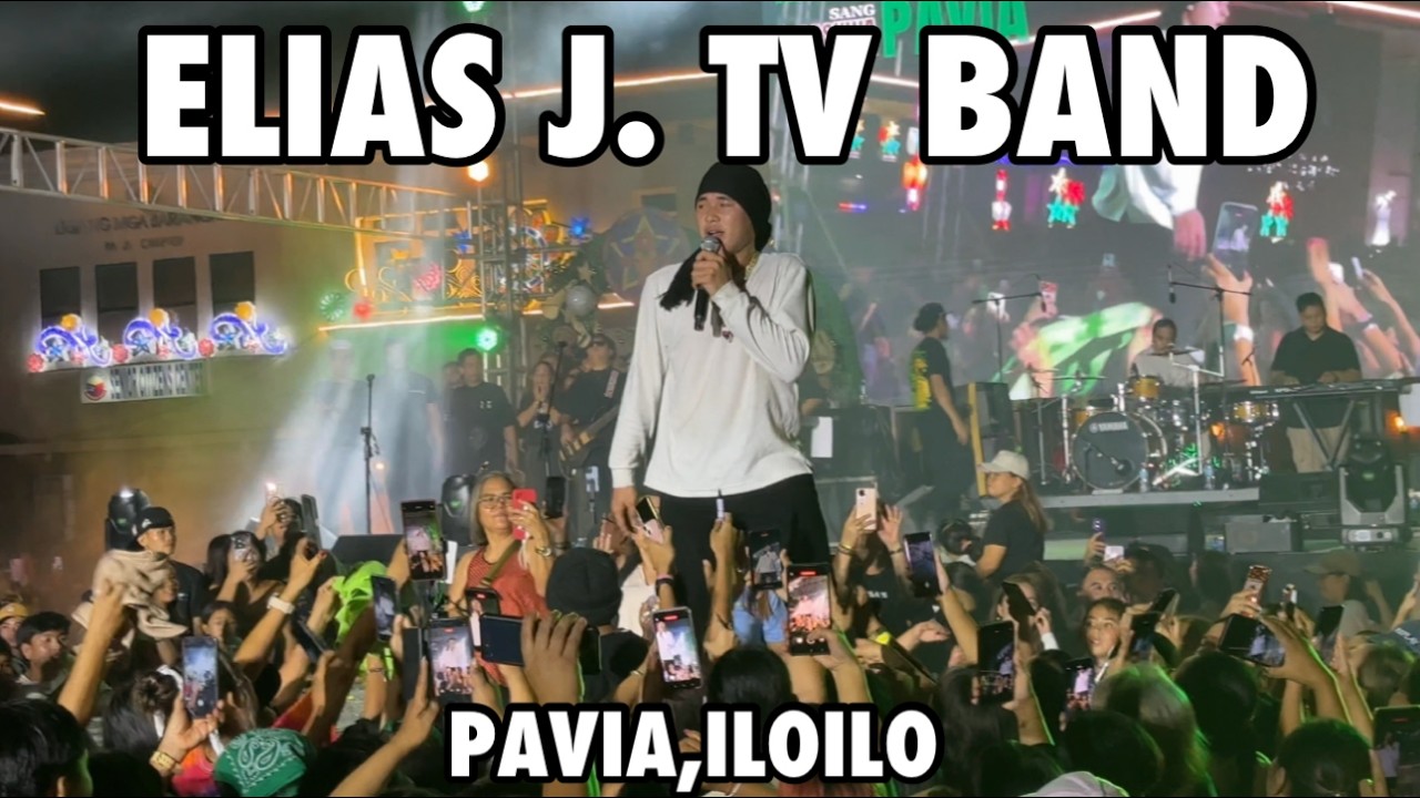 Elias J. TV Band Live Concert in Pavia,Iloilo #eliasjtv