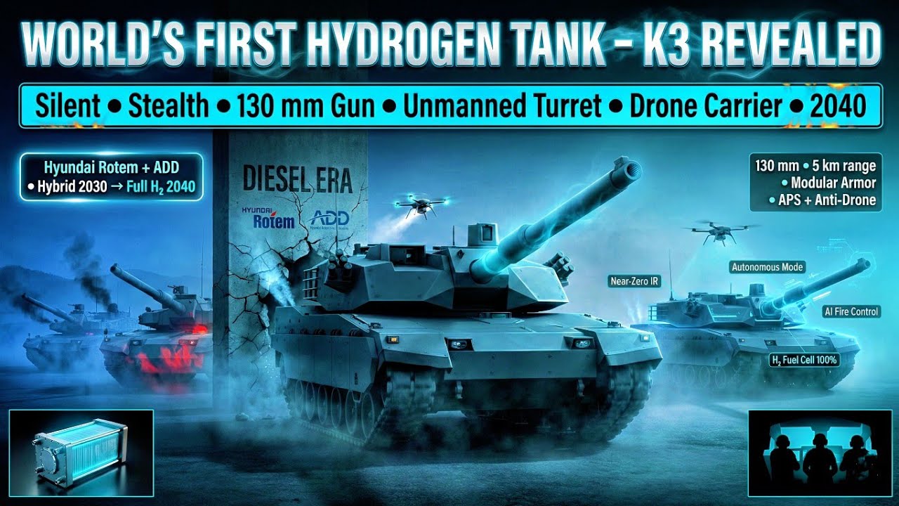 The K3 Tank – World’s First Hydrogen-Powered MBT Explained (Future of ...