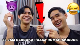 24 JAM BERBUKA PUASA DEKAT RUMAH AKIDDOS 😂