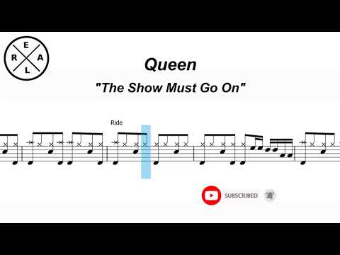 The Show Must Go On - Queen Drumscore