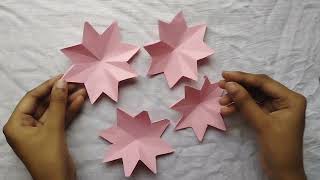 | beautiful paper flower wall hanging | paper craft ideas 💓 #wall hanging #youtubeshorts #shorts