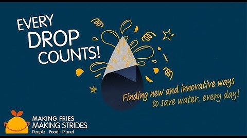 Every Drop Counts at Lamb Weston