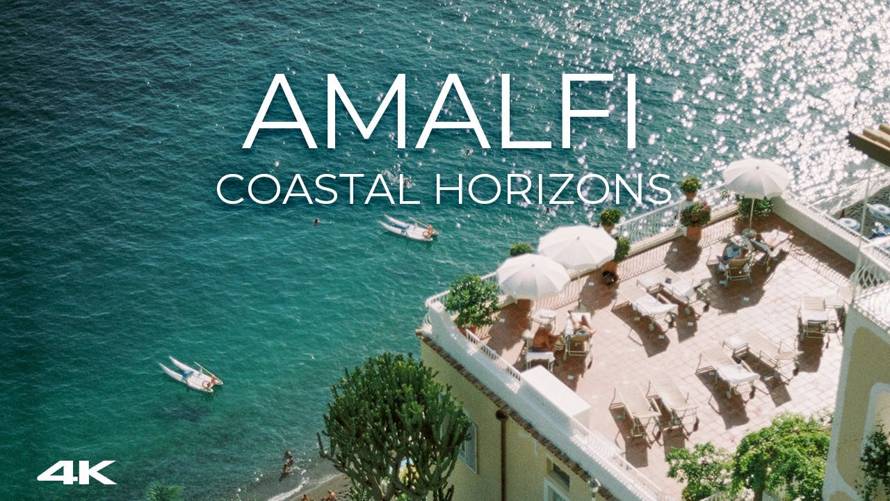 🇮🇹 Amalfi in 4K 🌅 | Stunning Drone Views ⛵ | Coastal Horizons 🌊