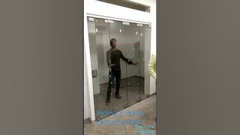 Ozone 444 series Glass Sliding Folding Glass Partition