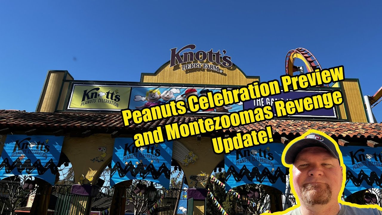 Knott's Berry Farm Update Peanuts Celebration Preview and Montezoomas