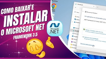COMO BAIXAR E INSTALAR O Microsoft NET Framework 3.5 - Inclui o NET 2.0 E 3.0