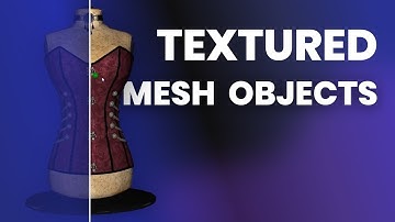 Textured mesh OBJ models