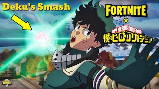 Fortnite but there's a NEW Deku's Smash MYTHIC!