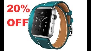 iBazal Blue Dual Loop  Apple Watch Genuine Leather Band, iBazal 42mm Series 1 & Series 2 screenshot 3