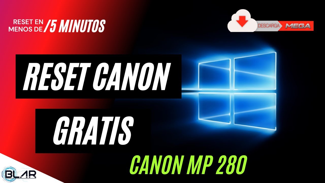 Reset Canon mp280 Gratis + link de descarga MEGA 2017 -2021 - YouTube