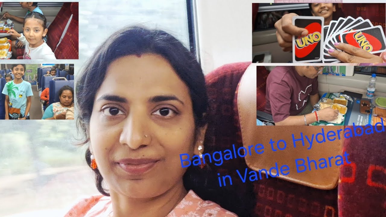 Bangalore to Hyderabad in Vande Bharat #trainfood #train review #enjoy