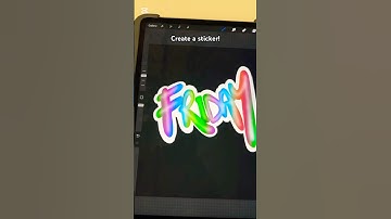 Quick sticker art! #art #painting #procreate #procreatetutorial #draw #howto #tutorial