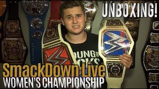 Smackdown Live Womens Championship Replica Belt Unboxing