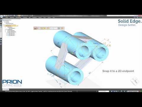 Solid Edge - 2D to 3D