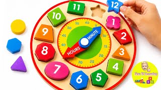 Learn Numbers, Shapes & Colors with Activity Puzzle | Educational Video for Toddlers & Preschoolers