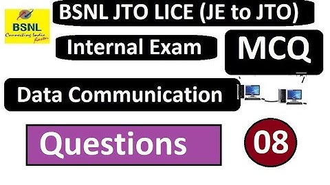Part 8 l  Conceptual Questions  l Data Communication &  Computer Network Practice with question
