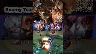 ketemu musuh susah kalo snowball #mlbb #mygameplay #belerickroam #gameplayclips #soloranked #shorts