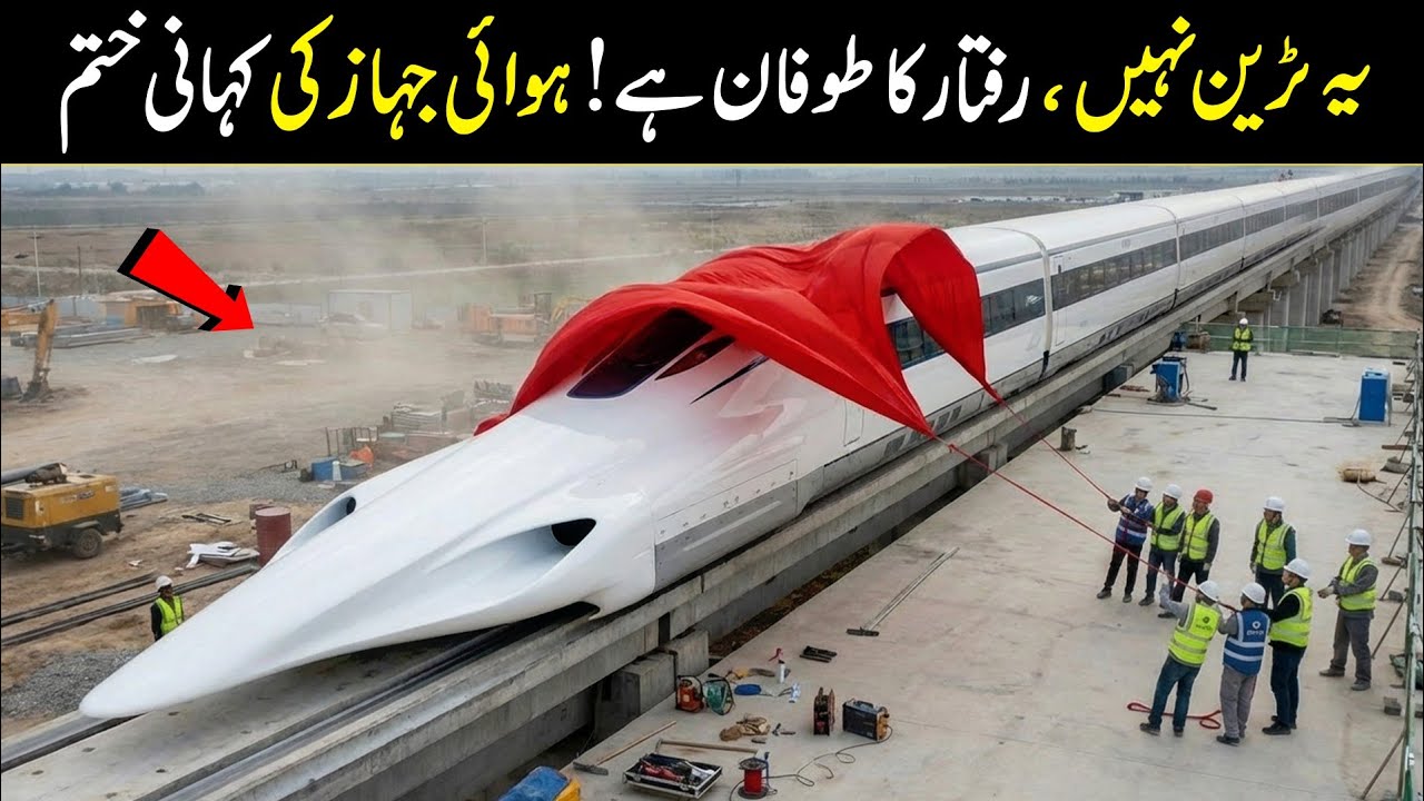 🚄 World’s Fastest Train? China’s 1000 km/h Maglev Launching in 2026! 😱