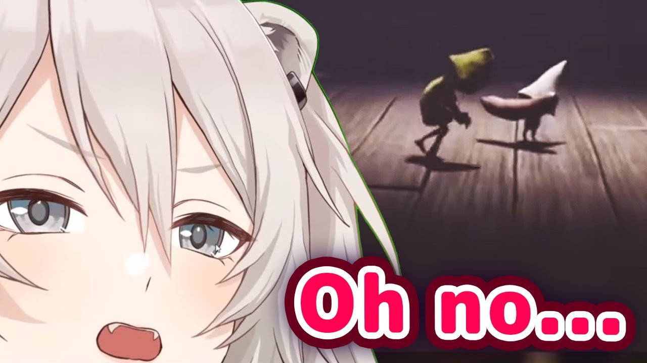 Botan Reacts To The "Sausage Scene" In Little Nightmares 【ENG Sub/Hololive】