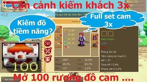 Hải Tặc Tí Hon - Toàn cảnh thanh niên 3x mở 100 rương cam kiếm set đồ ngon :v