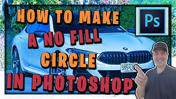 How To Make A No Fill Circle In Photoshop | Photoshop Tutorials