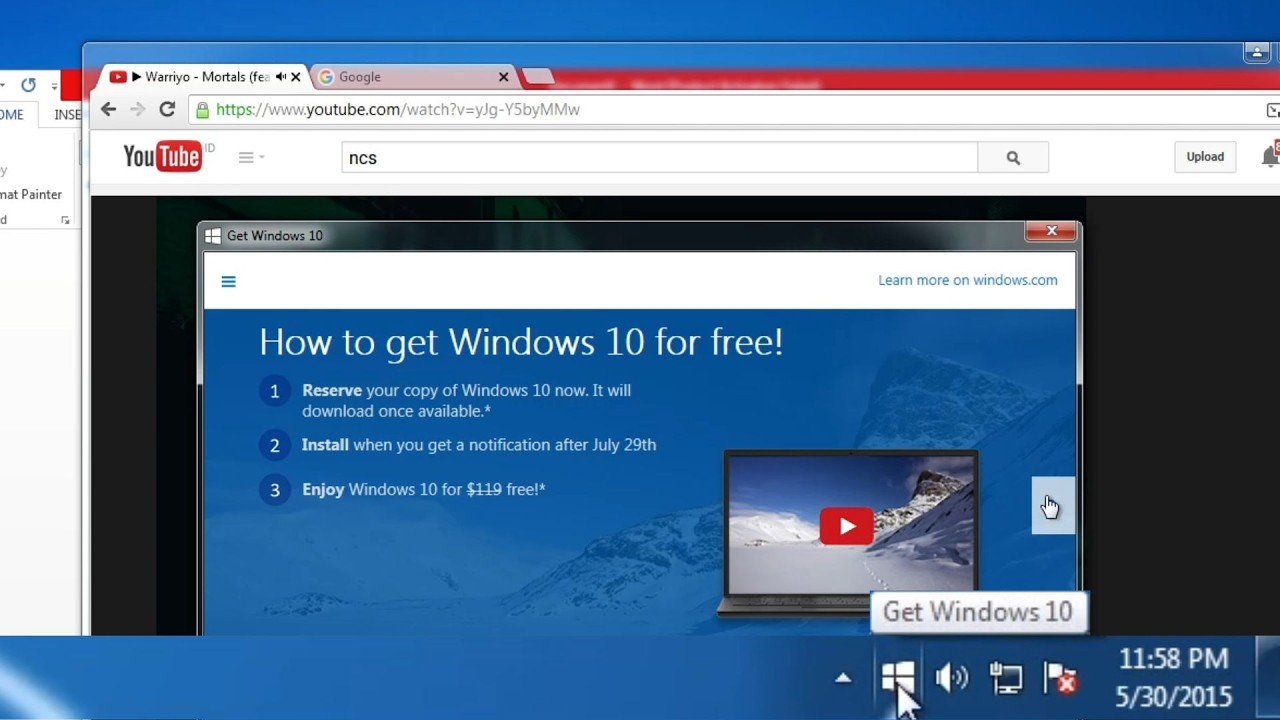 When you upgraded from Windows 7 to Windows 10 in 2015 !! - YouTube