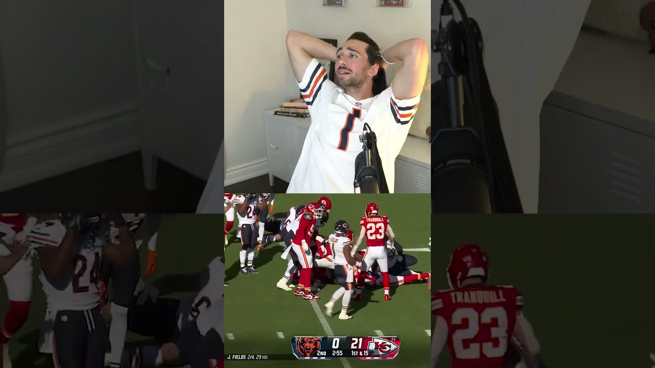 Chicago Bears vs Kansas City Chiefs (Live Reaction) - Bears Fan Reacts!