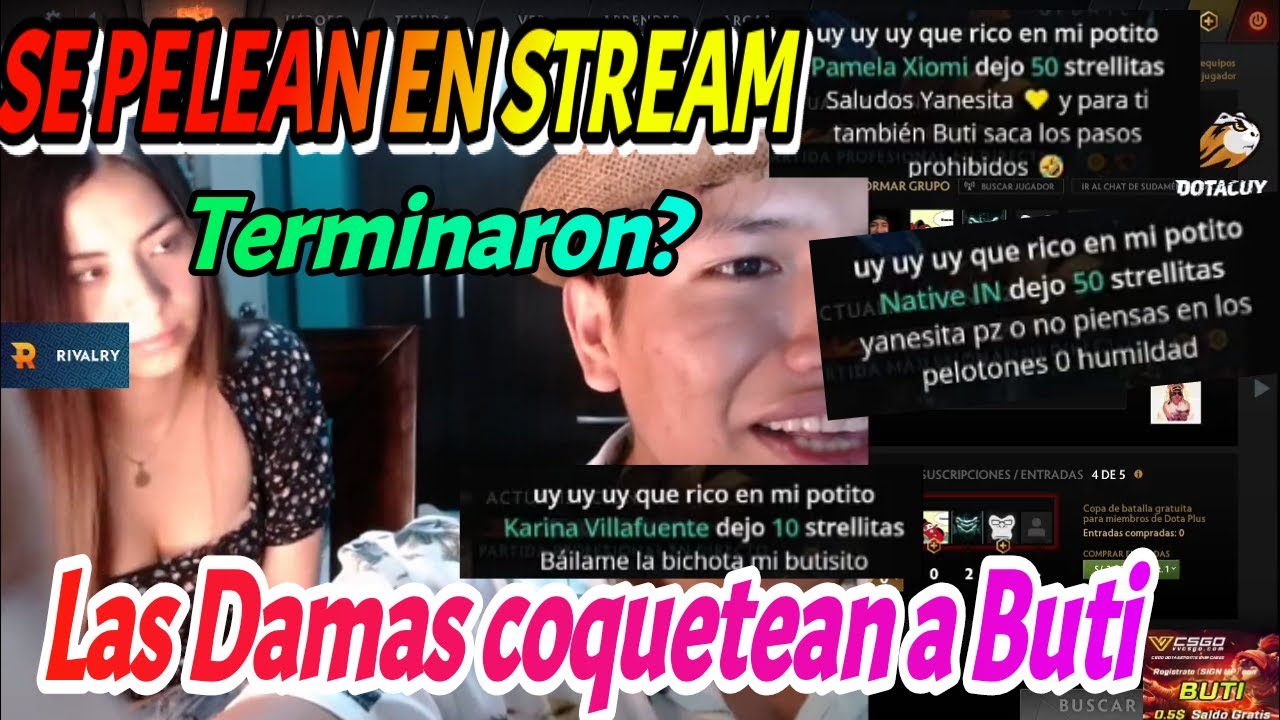 Buti pelea con Yanesita | Terminaron? | Buti conquista a las damas del stream