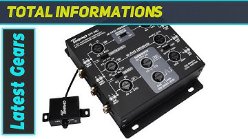 TPT-360 Timpano 3-Way Electronic Crossover: Enhance Your Car Audio Setup!