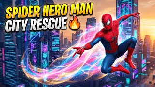 Spider Hero Man City Rescue 🔥 | Flying Super Spider Hero Gameplay | bablu gaming zone  screenshot 2