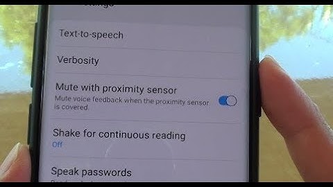 Samsung Galaxy S9: How to Enable / Disable Mute With Proximity Sensor