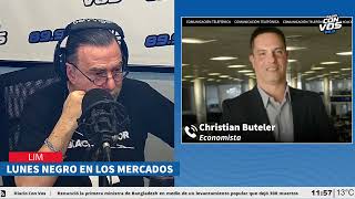 Lunes negro en los mercados: La explicación de Christian Buteler