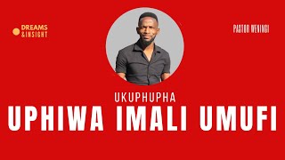 Ukuphupha Uphiwa Imali Umuntu Ongasekho