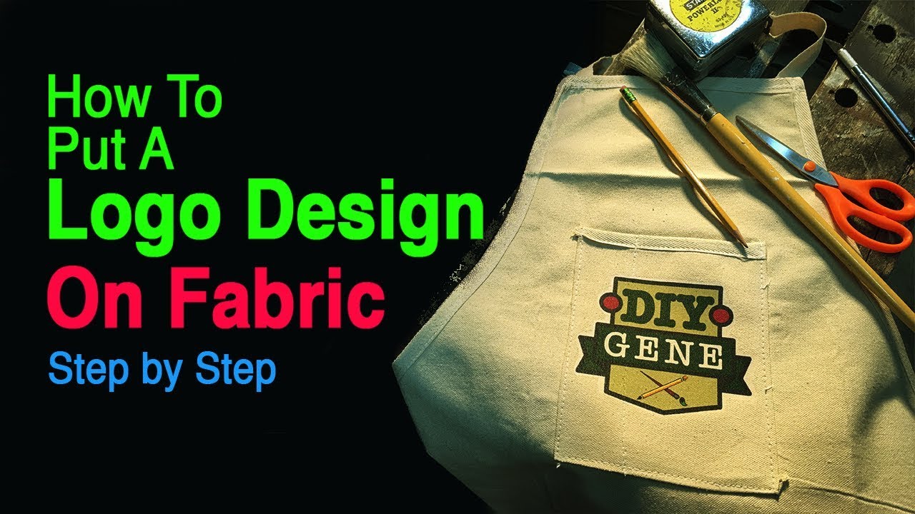 How To Put A Logo Design On Fabric Step By Step Ink Jet Iron On
