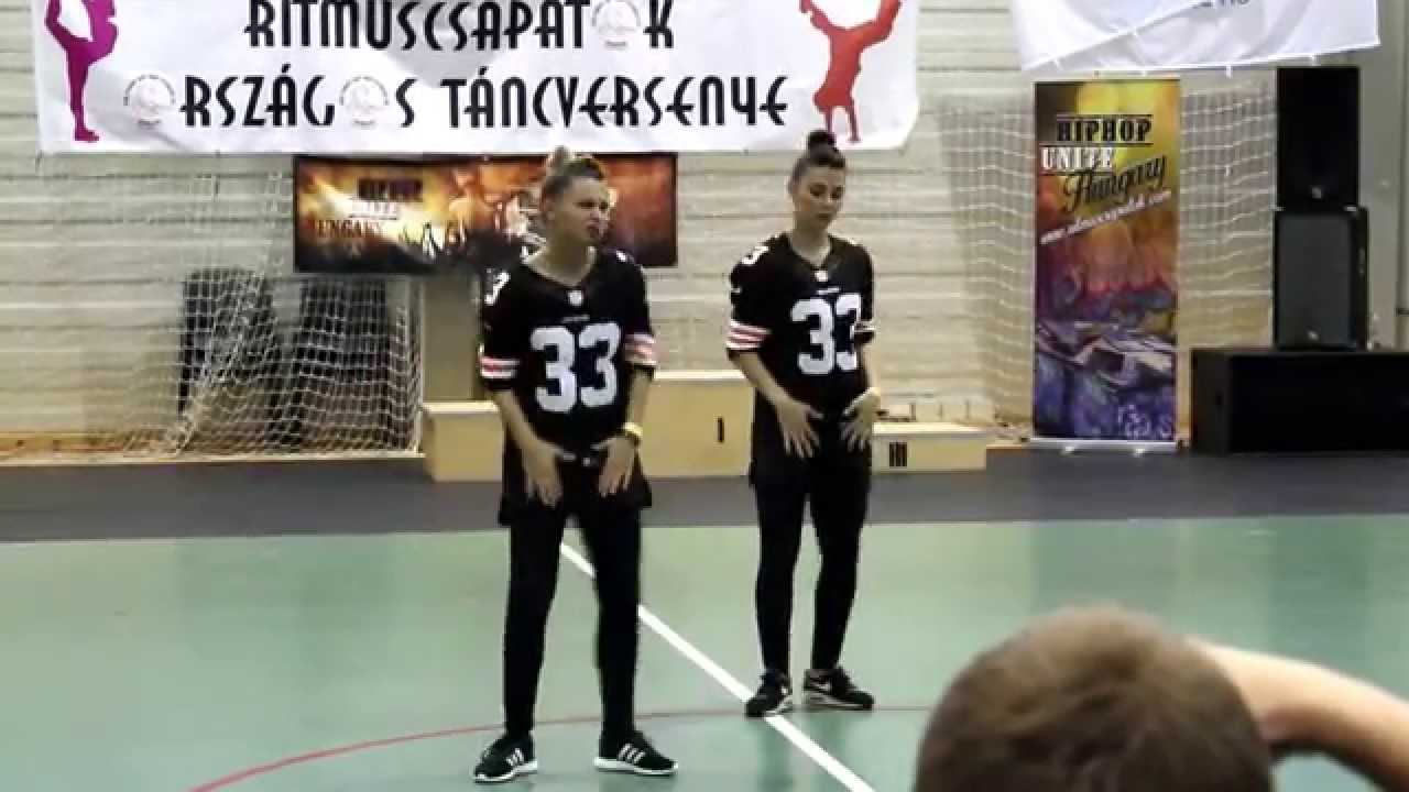 Csobán Tünde & Grulyó Dóra - Ritmuscsapatok Országos Táncversenye 2015 EBDC Hip Hop duo dance