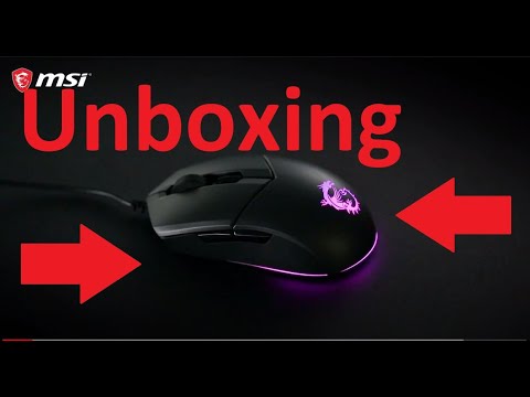 MSI CLUTCH GM11 20$ Gaming mouse unboxing and overview