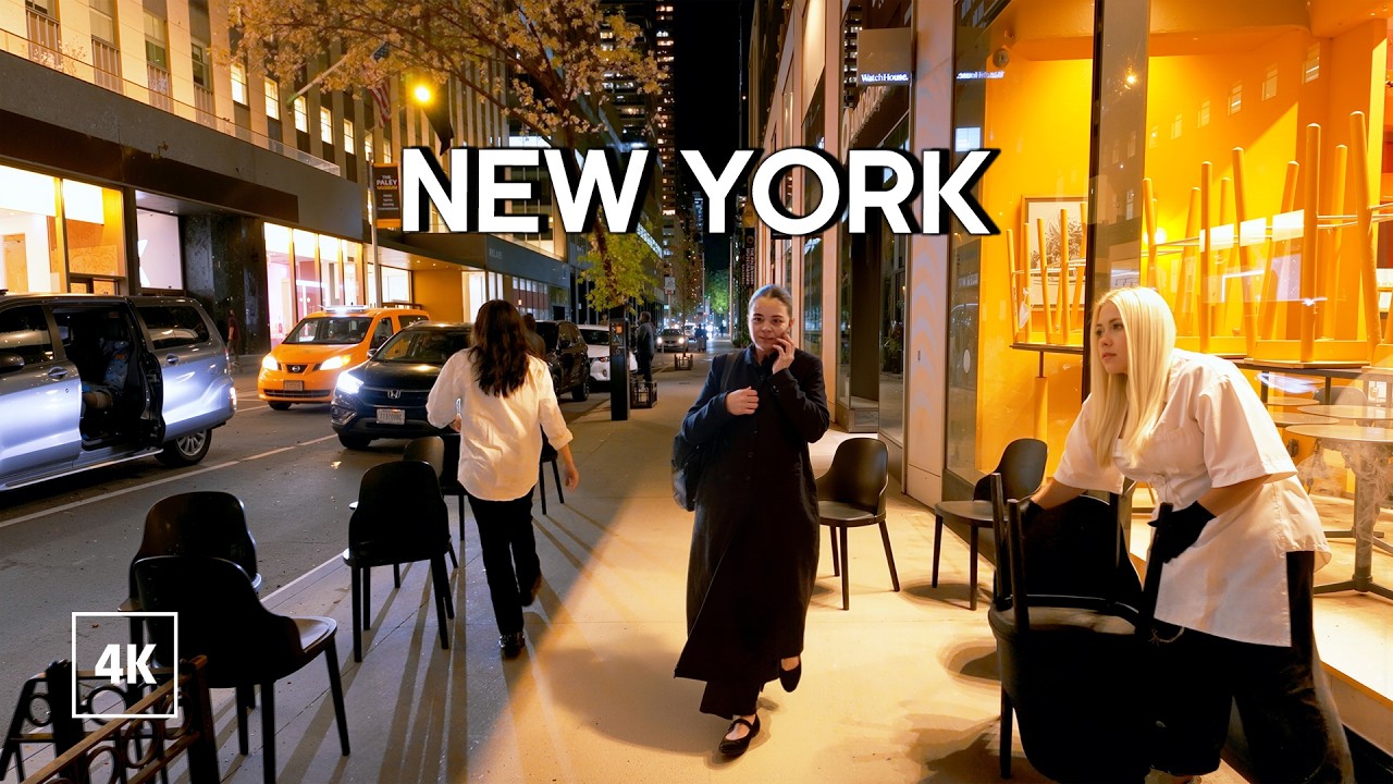 New York, Amerika Serikat | Jelajah Kota Malam 4K | 12 Apr 2026
